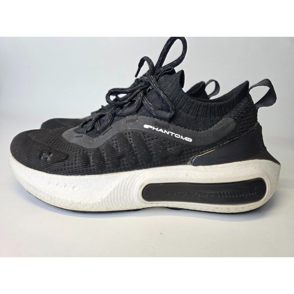 Under Armour Phantom 4 Women's Sneakers Size 5.5 Black White Running Shoes